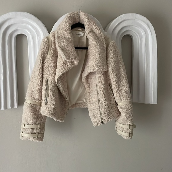 Tularosa Bailey Moto Jacket in Tan Sand - Picture 6 of 7